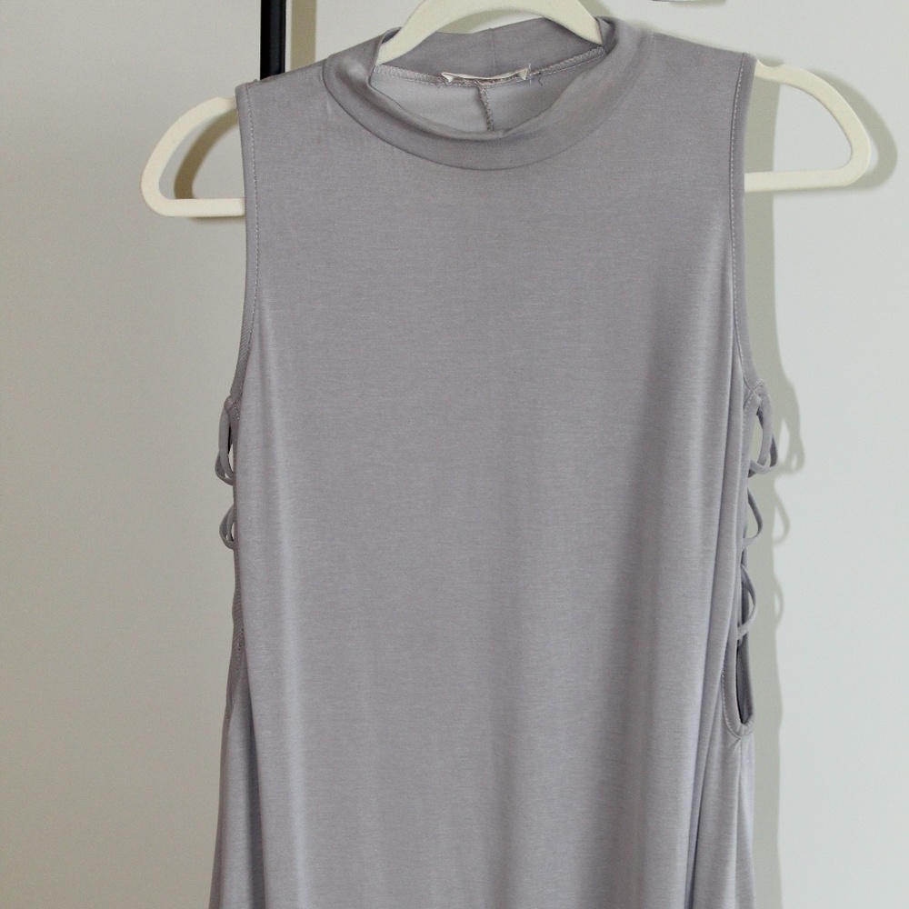 Grey/Taupe Shift Dress